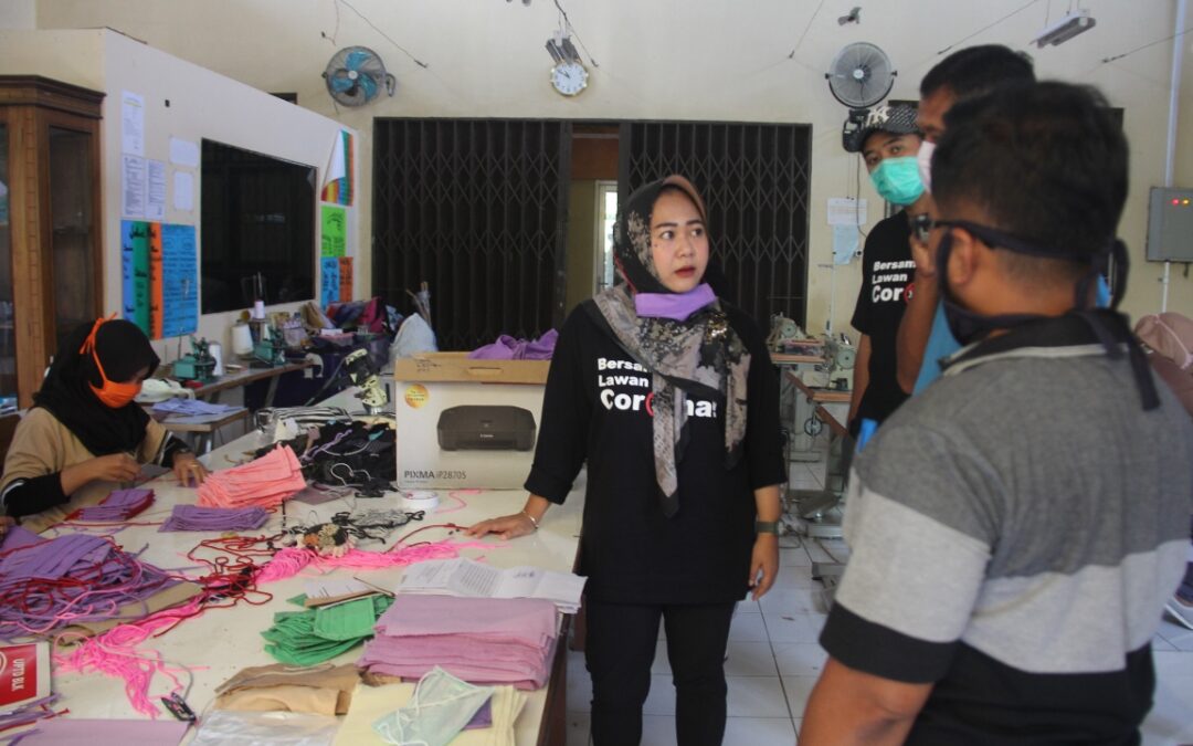 BLK Jadi Markas Relawan, Produksi Masker dan APD