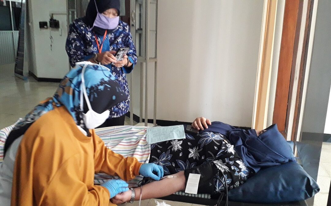 Pelayanan Donor Darah Di Setda Purbalingga, Sumbang 17 Kantong Darah