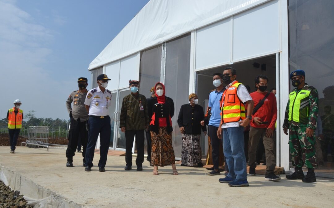 Tenda Roder Untuk Terminal Sementara Bandara JB Soedirman Selesai Terpasang