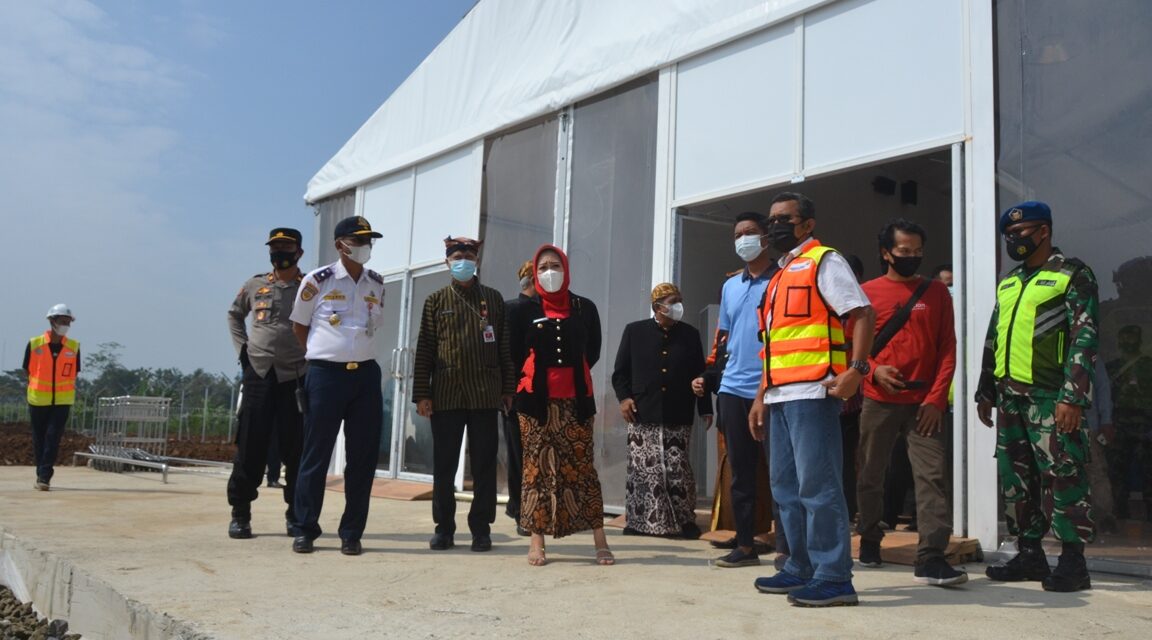 Tenda Roder Untuk Terminal Sementara Bandara JB Soedirman Selesai Terpasang