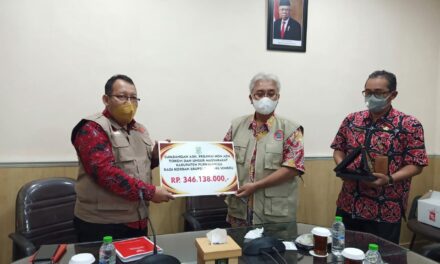 ASN dan Masyarakat Purbalingga Bantu Penanganan Erupsi Gunung Semeru