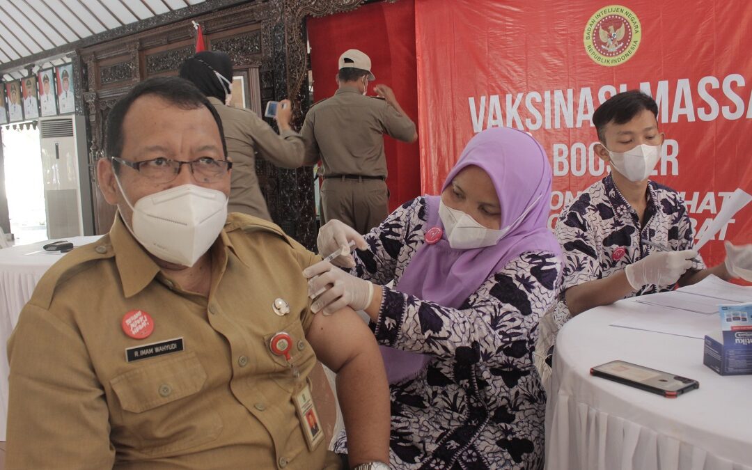 Pemkab Purbalingga Kick Off Pemberian Vaksinasi Booster
