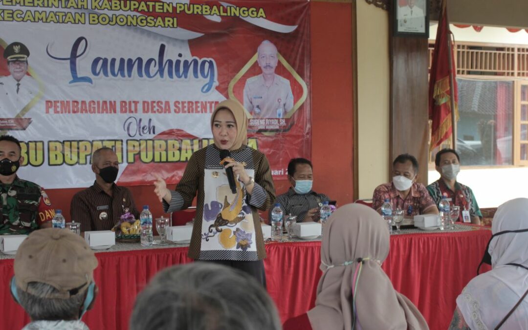 Bupati Launching BLT DD Kecamatan Bojongsari Senilai Rp 6 Miliar Lebih