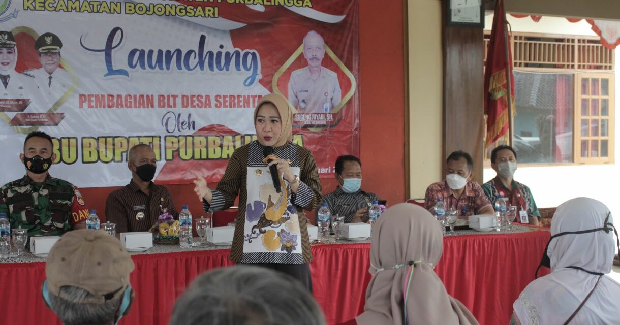 Bupati Launching BLT DD Kecamatan Bojongsari Senilai Rp 6 Miliar Lebih