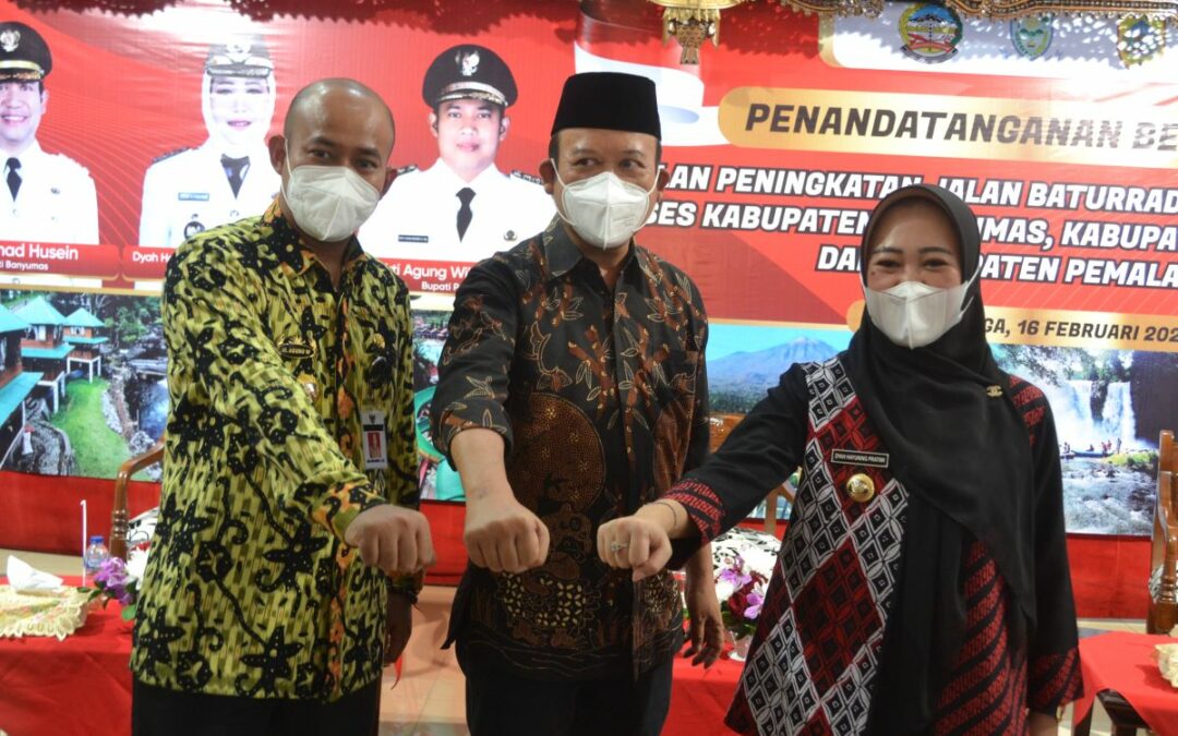 Tiga Kabupaten Sepakat Usulkan Peningkatan Jalan Ruas Baturraden – Serang – Belik