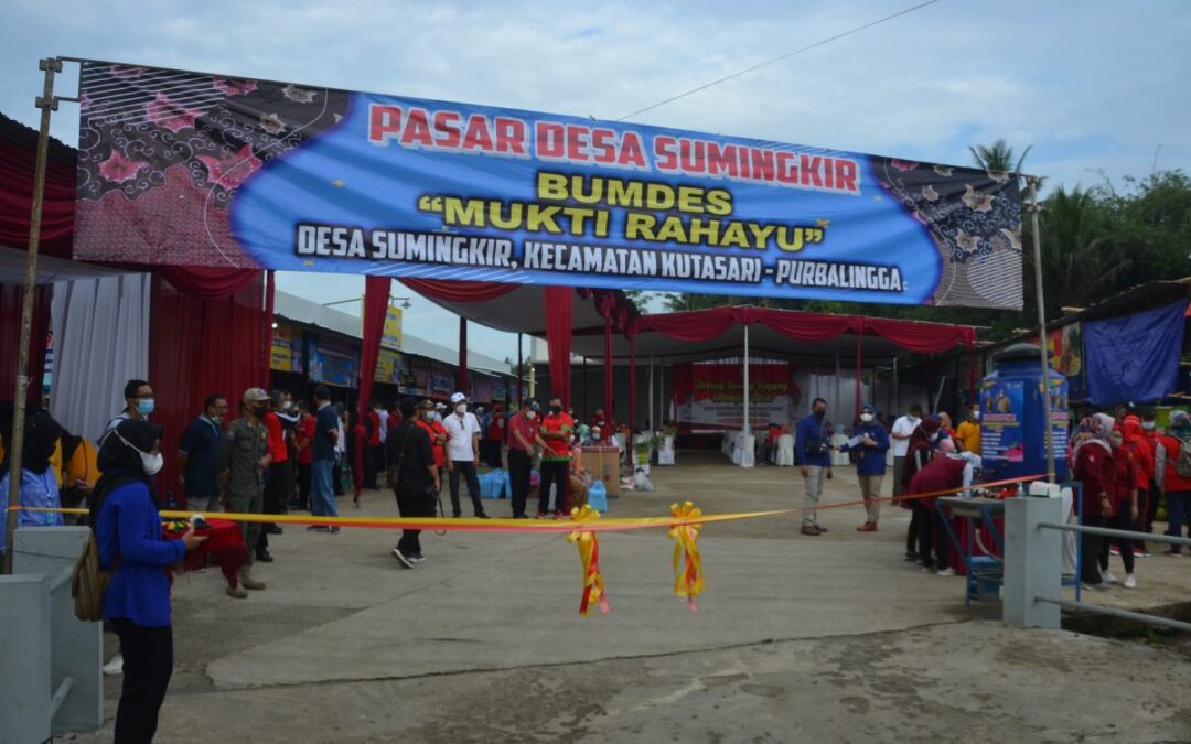 Minat Dagang Masyarakat Tinggi, Desa Sumingkir Bangun Pasar Desa