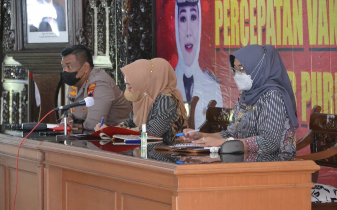 Kejar Target Vaksinasi Booster, Pemkab Purbalingga Siapkan Strategi Percepatan