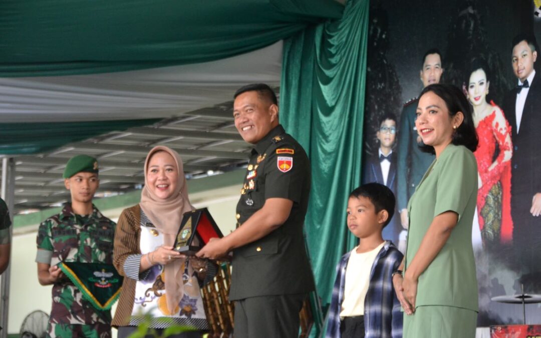 Sertijab Danyon 406/CK, Mayor Inf Edward Gantikan Letkol Inf Bayu Kriswandito