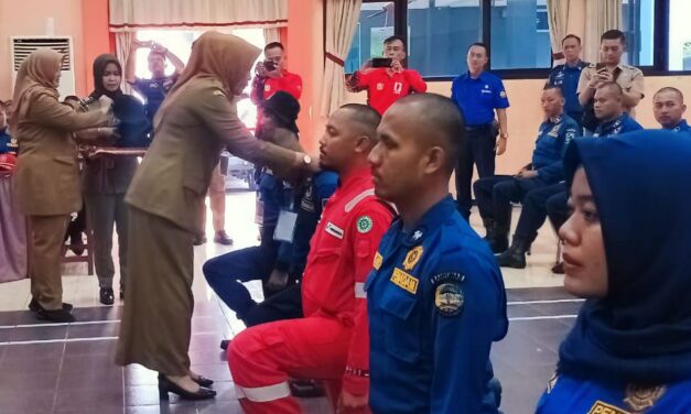 Sekda Dorong Personil Damkar Tingkatkan Kapasitas