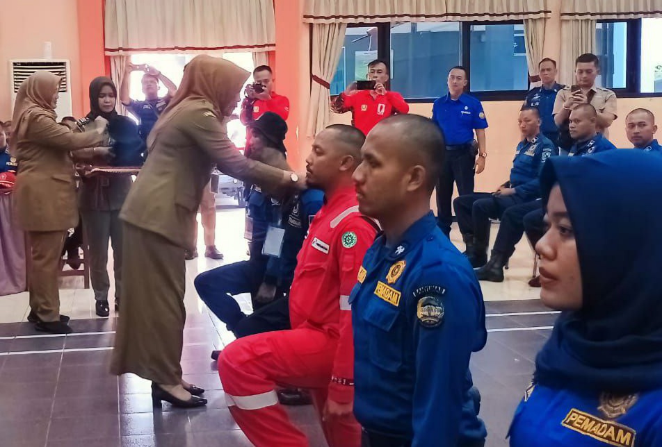 Sekda Dorong Personil Damkar Tingkatkan Kapasitas