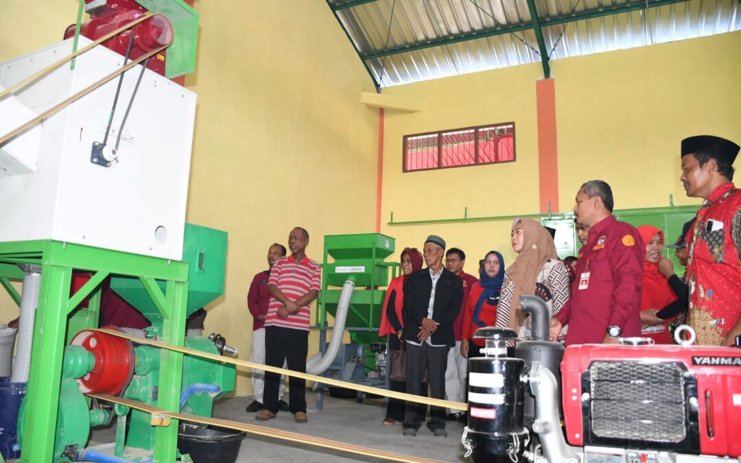 Bupati Tiwi Dorong Lumbung Pangan Masyarakat Jadi Produsen Beras Kemasan