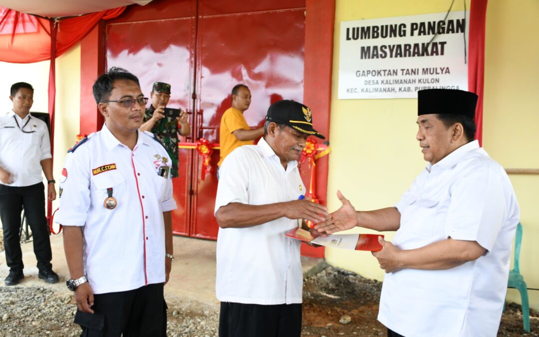Wabup Sudono Resmikan Lumbung Pangan Masyarakat Senilai Rp 1 Miliar