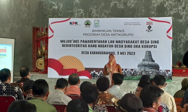 Karangbawang Jadi Percontohan Desa Anti Korupsi, Bupati Tiwi: Cegah Korupsi dari Desa