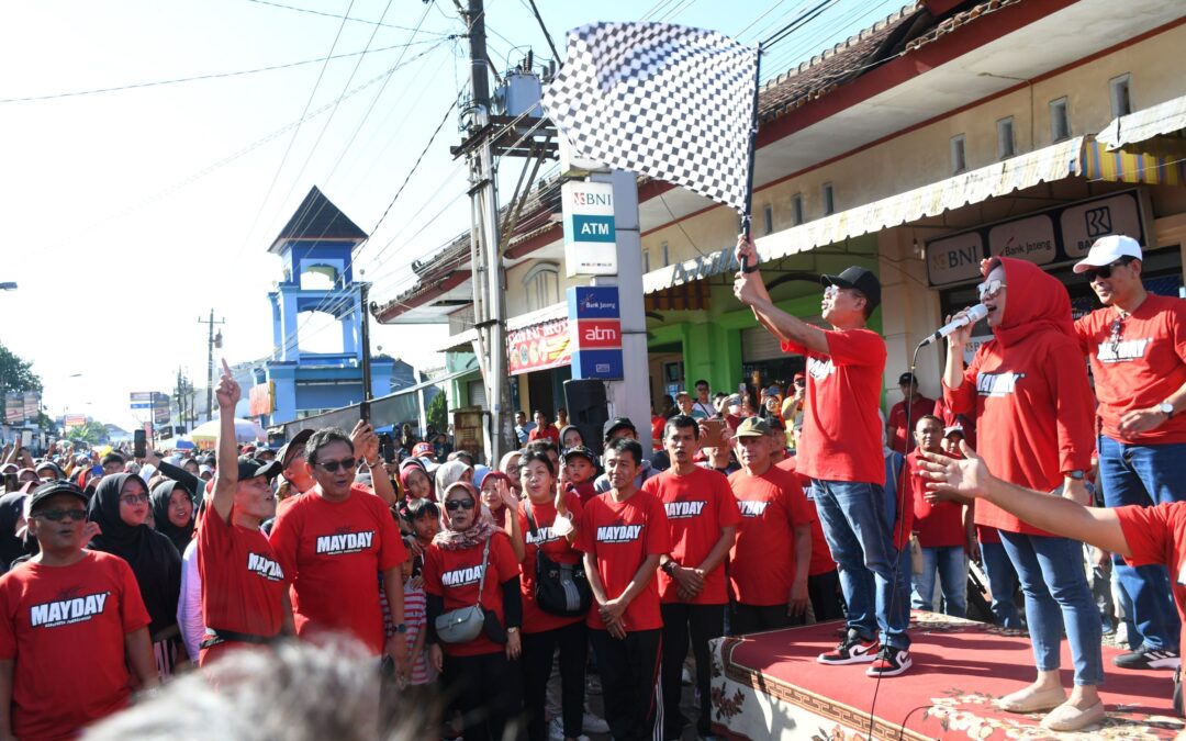 Bupati Tiwi Apresiasi Peran Pekerja Purbalingga Bantu Naikkan Pertumbuhan Ekonomi