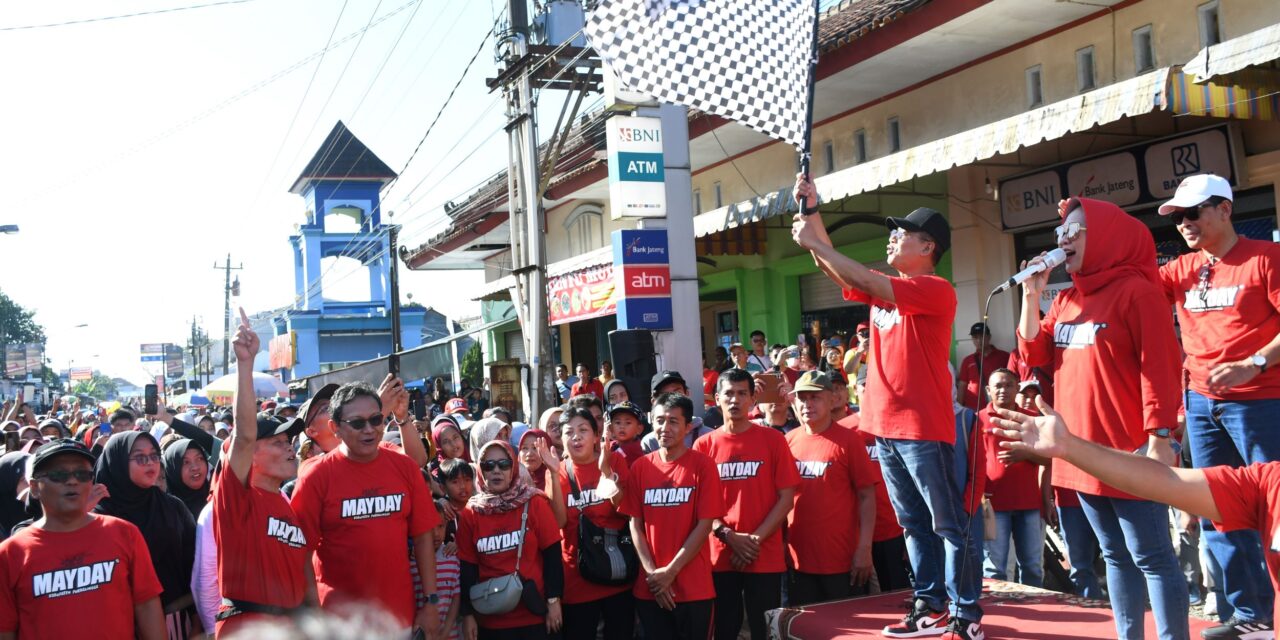 Bupati Tiwi Apresiasi Peran Pekerja Purbalingga Bantu Naikkan Pertumbuhan Ekonomi