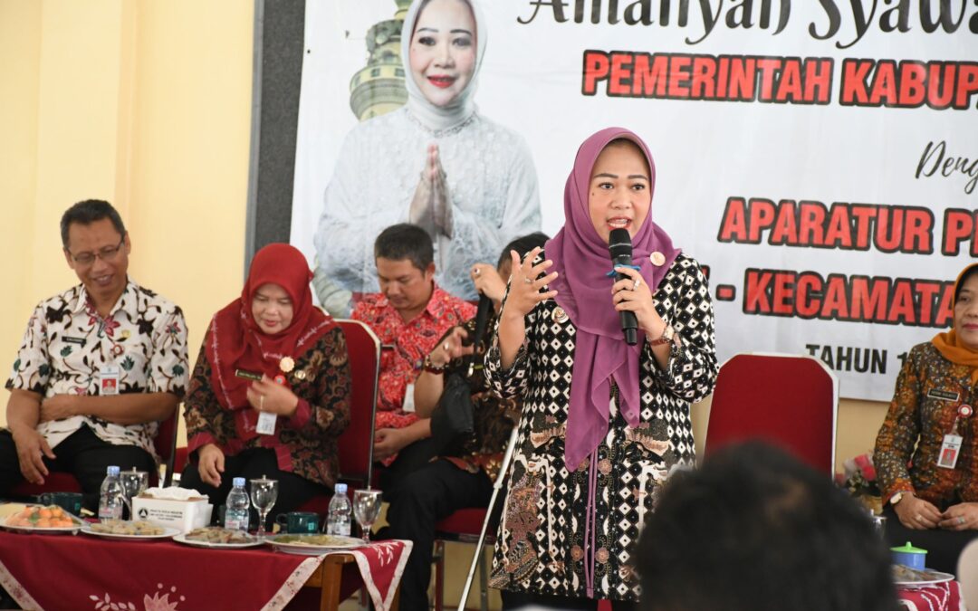 Halal Bihalal di Kemangkon, Bupati Tiwi Tegaskan Perbaikan Infrastruktur Tetap Prioritas