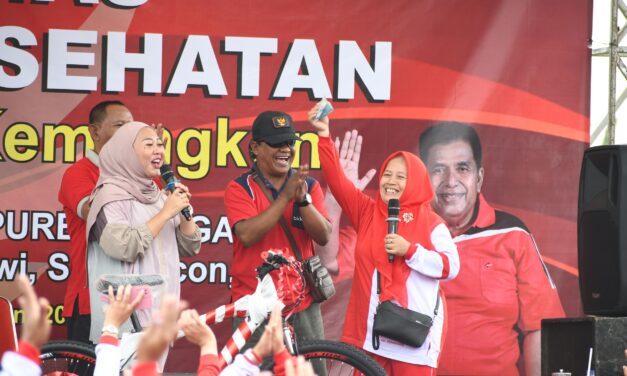 Bupati Tiwi Giatkan Germas Guna Cegah Penyakit Tidak Menular