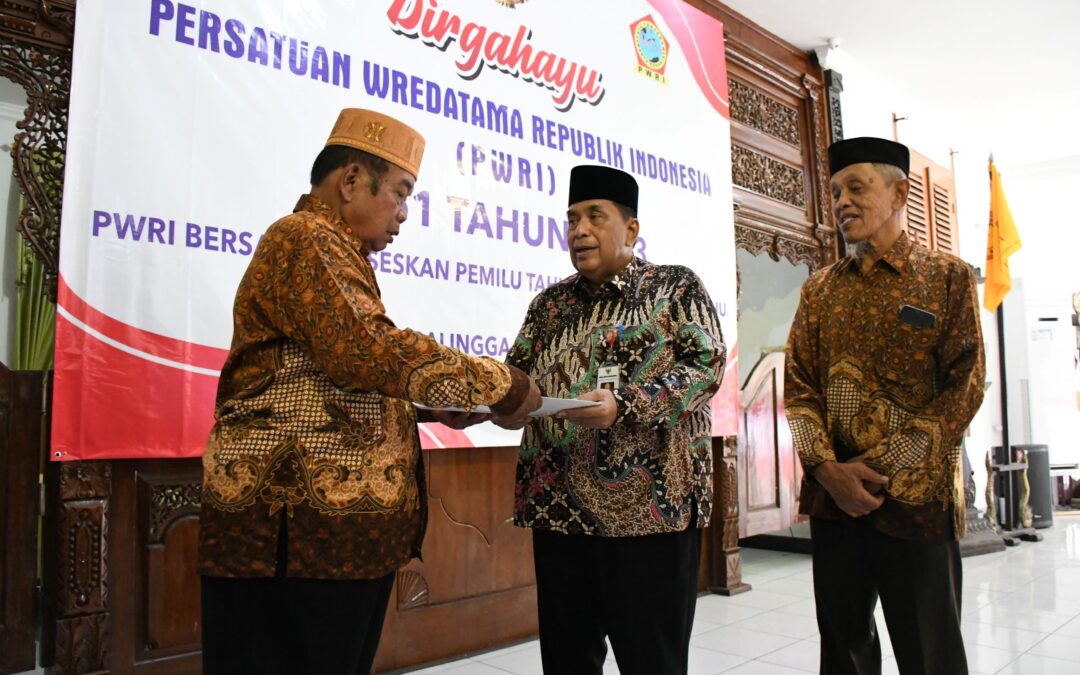 Wabup Sudono Pesan Pensiunan PNS di Purbalingga Turut Sukseskan Pemilu 2024