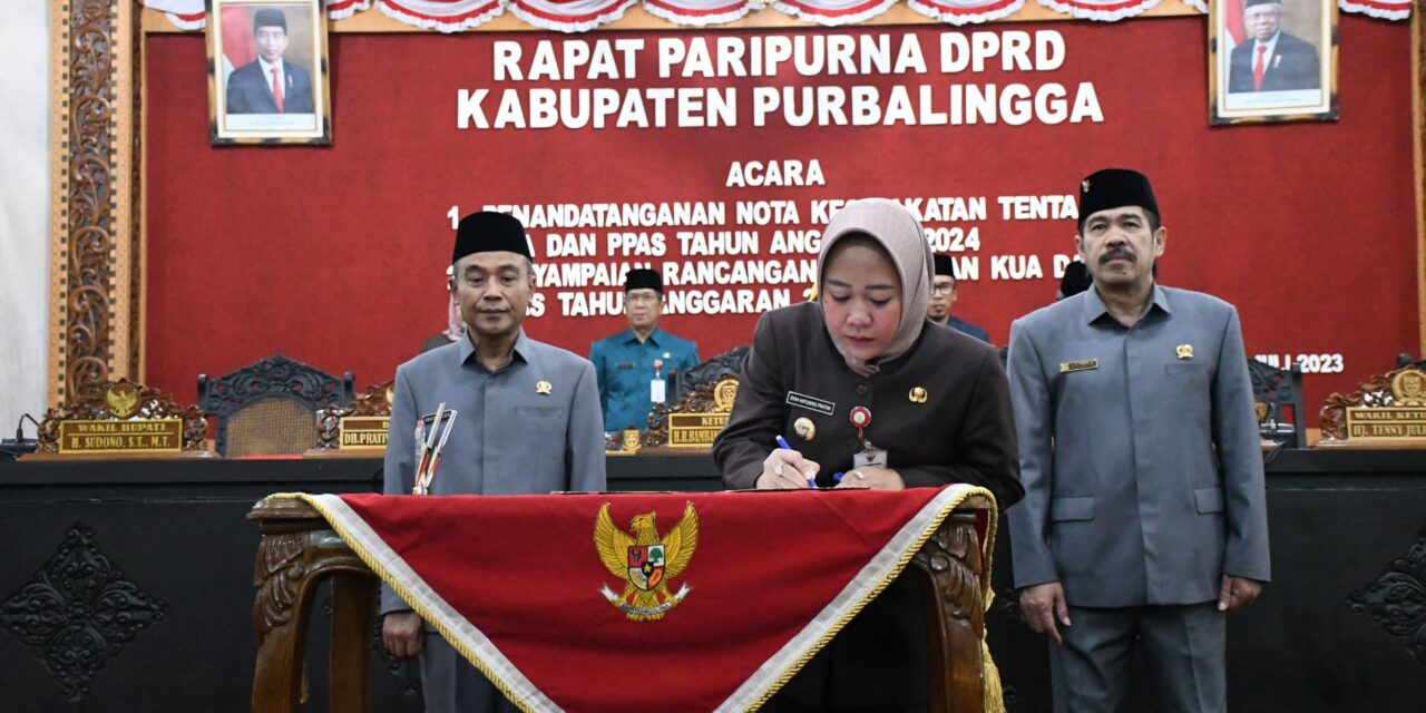 Bupati Serahkan Rancangan Perubahan Anggaran 2023, Pendapatan Daerah Diproyeksikan Naik 28,9 Miliar