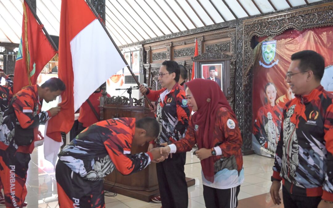 Bupati Tiwi Lepas 107 Atlet Jagoan Purbalingga Untuk Bertanding di Porprov 2023