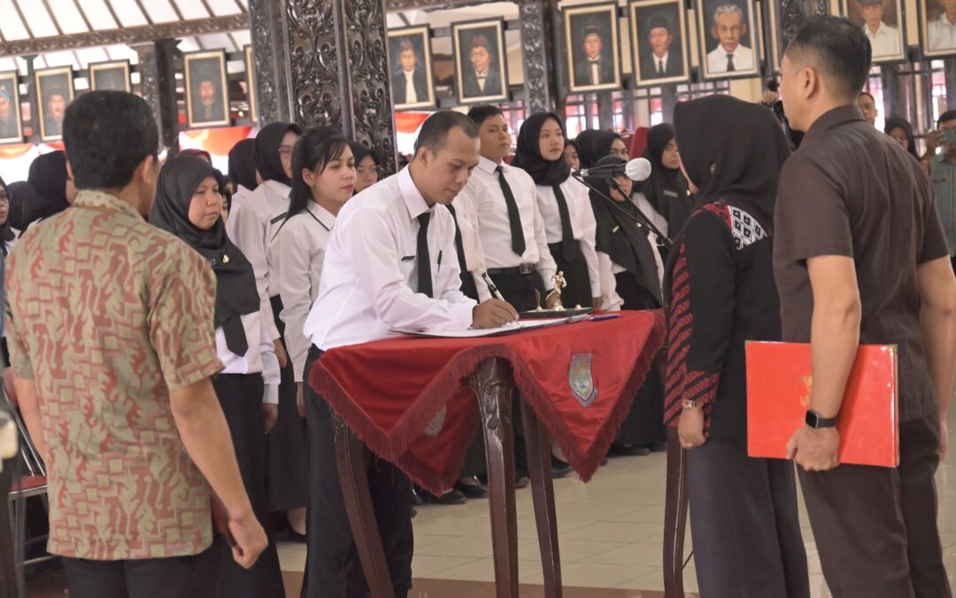 189 PPPK Teken Kontrak Kerja, Bupati Tiwi : Harus Bantu Selesaikan Masalah Pembangunan