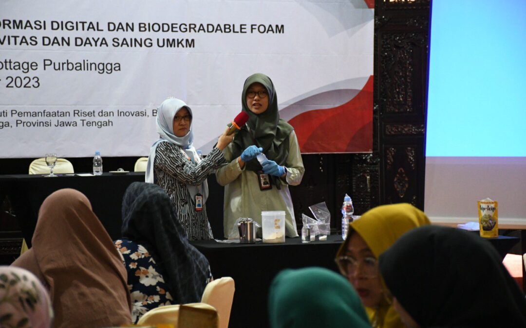 BRIN Kenalkan Pembuatan Kemasan Ramah Lingkungan ke Pelaku UMKM