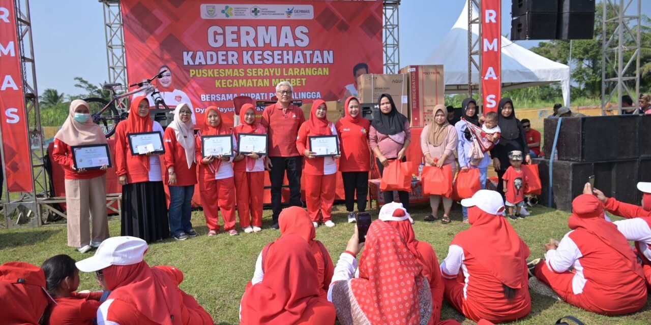 Germas di Serayu Larangan, Bupati Tekankan Penurunan Stunting