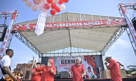 Germas Mrebet, Bupati Tiwi Pesan Langkah Cegah PTM Terus Dilaksanakan