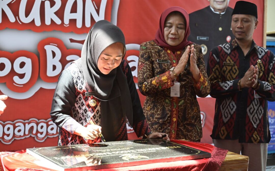 Peresmian Pasar Badog Bancar, Bupati : Tak Lagi Becek dan Bikin Macet, Tambah Laris