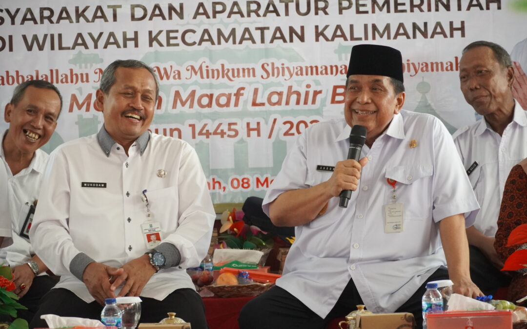 Wabup Sudono Akhiri Halal Bihalal di Kecamatan Kalimanah dan Purbalingga