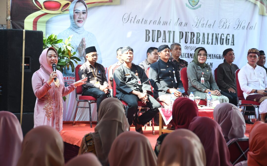 Halal Bihalal di Kemangkon, Bupati Tiwi Ajak Bersama Entaskan AUSTS