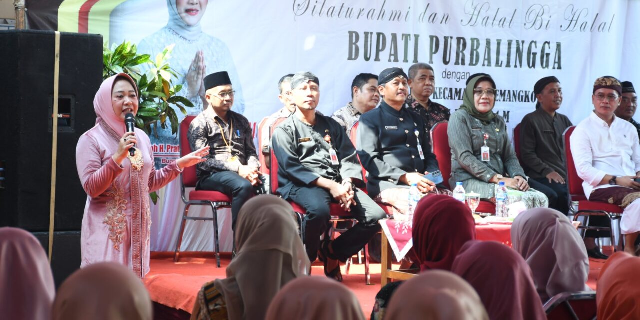 Halal Bihalal di Kemangkon, Bupati Tiwi Ajak Bersama Entaskan AUSTS