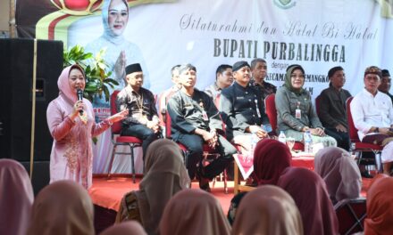 Halal Bihalal di Kemangkon, Bupati Tiwi Ajak Bersama Entaskan AUSTS