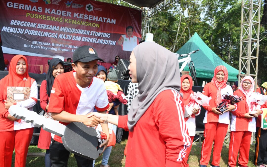 Germas Kemangkon, Desa Kedungbenda Borong Banyak Bantuan dari Bupati Tiwi 