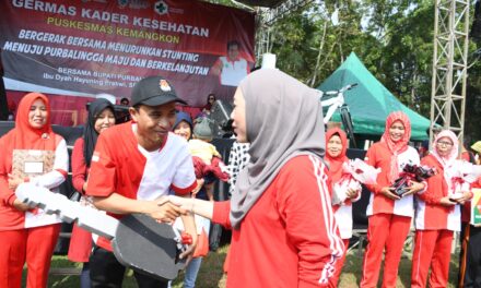 Germas Kemangkon, Desa Kedungbenda Borong Banyak Bantuan dari Bupati Tiwi 