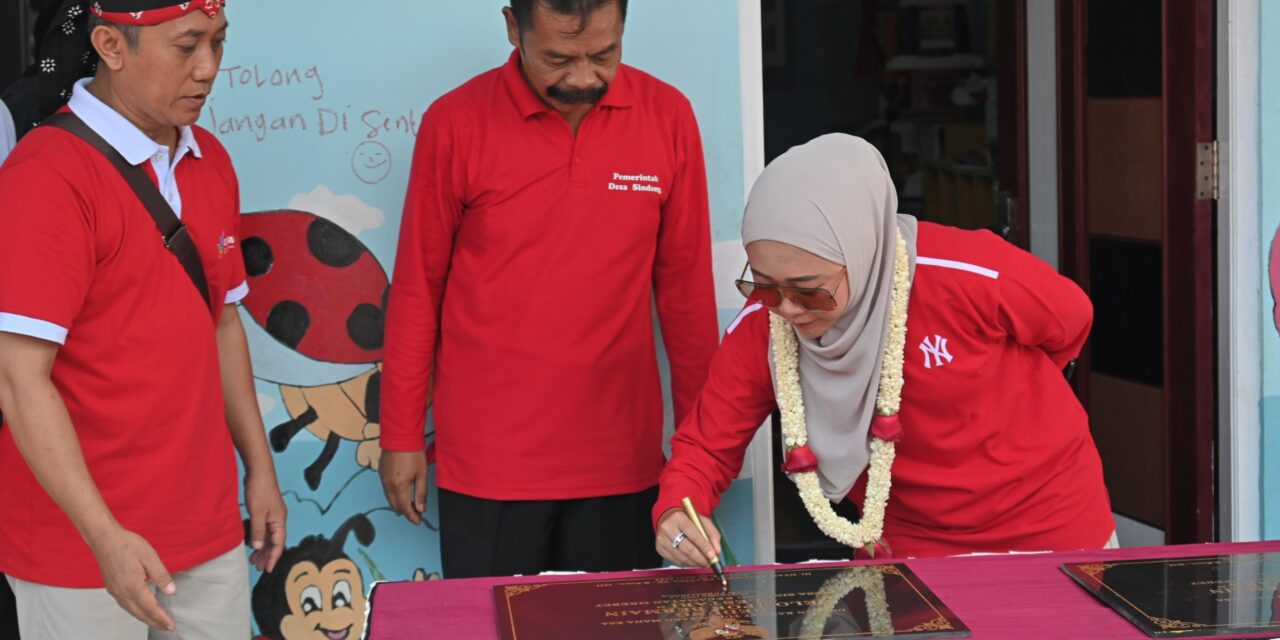 Germas di Sindang, Bupati Tiwi Resmikan 2 Gedung PAUD