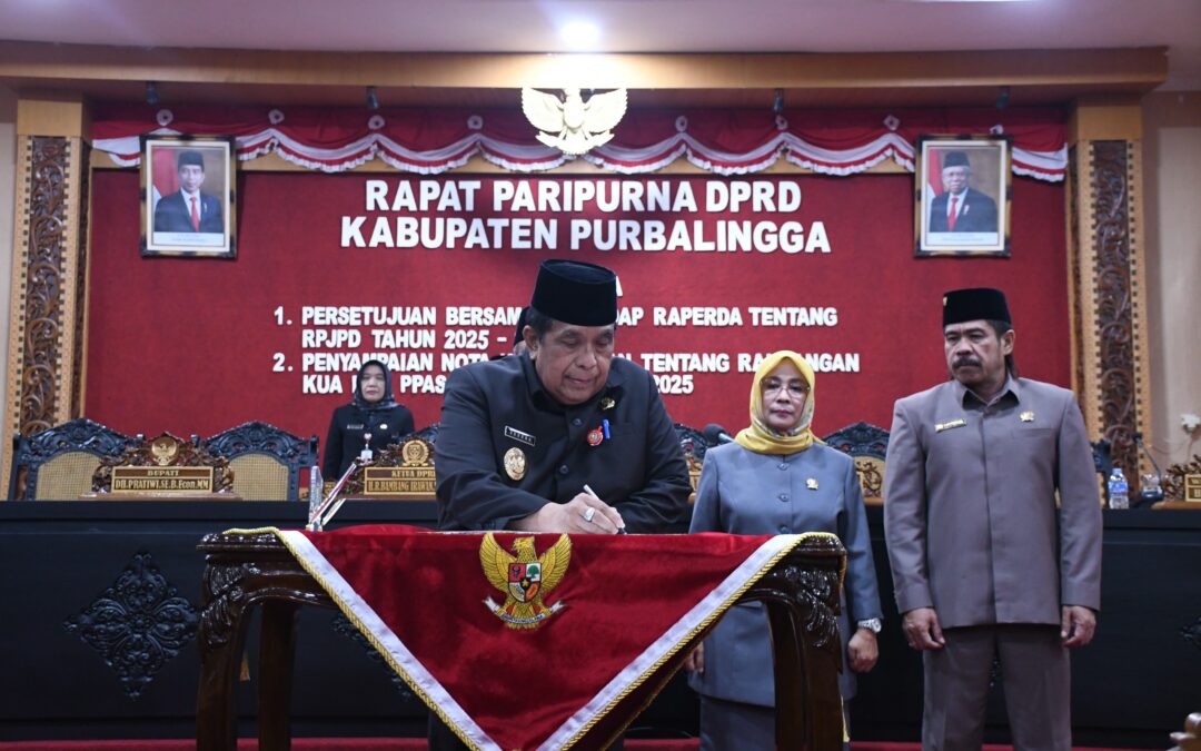 Rancangan KUA-PPAS Diserahkan, APBD Purbalingga Tahun 2025 Mulai Dibahas