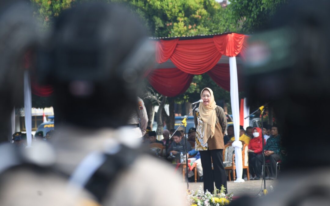 Persiapkan Pengamanan Pilkada 2024, Bupati Tiwi Pimpin Apel Gelar Pasukan Polres Purbalingga