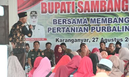 Pertanian Kecamatan Karanganyar Dapat Perhatian Khusus, Bupati Tiwi Prioritaskan Program Pompanisasi