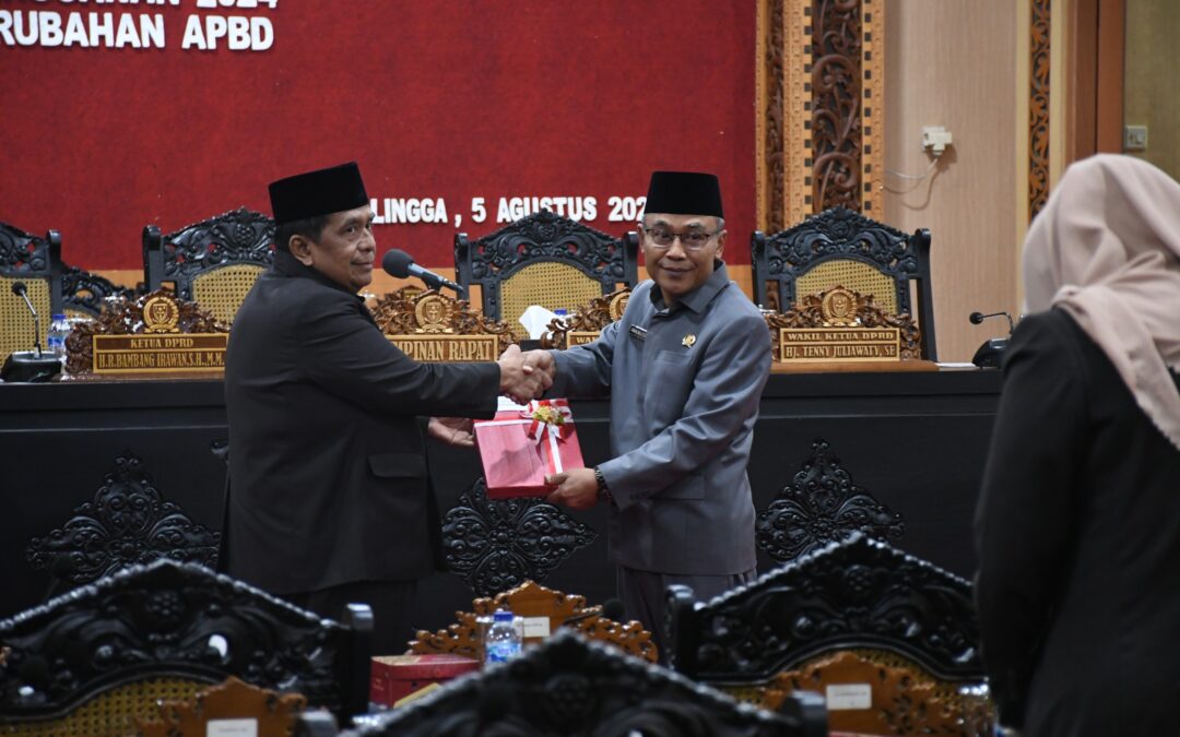 Diserahkan ke DPRD, Raperda Perubahan APBD 2024 Segera Dibahas di Tingkat Komisi