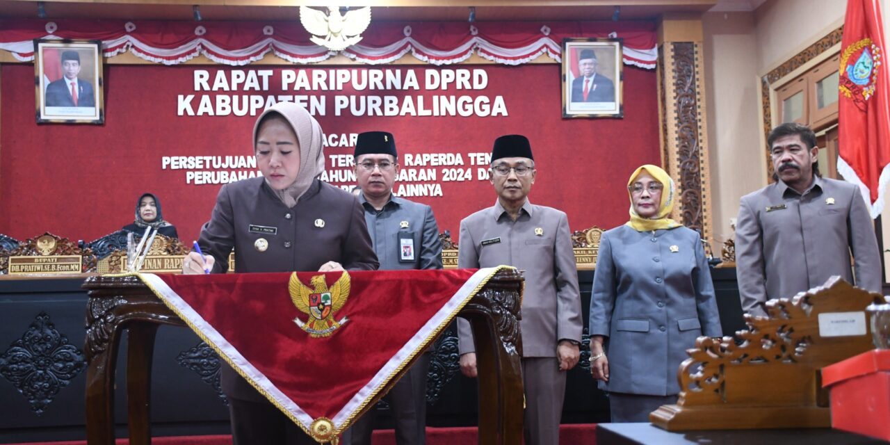 Bupati dan DPRD Setujui Bersama Raperda Perubahan APBD 2024 dan 3 Raperda Lainnya Jadi Perda