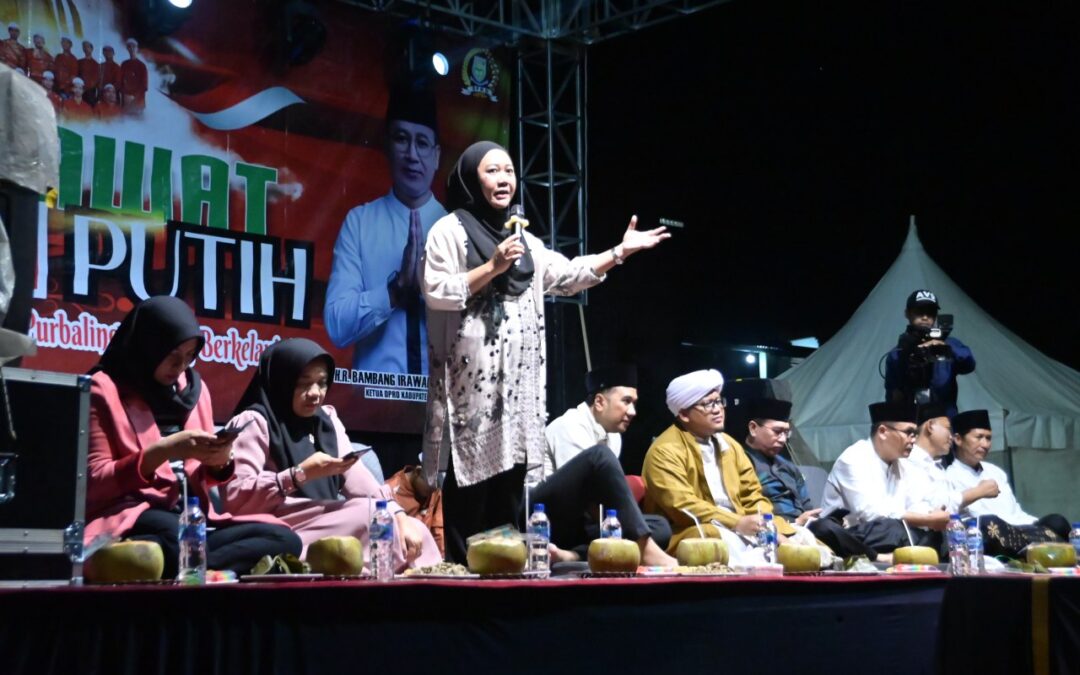 Sholawat Merah Putih di Sumampir, Bupati Tiwi Ajak Warga Kawal Pilkada Serentak 2024