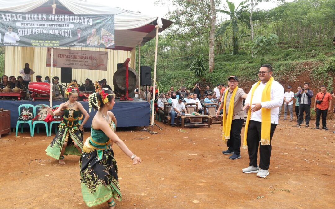 Karag Hills Berbudaya, Wabup Dimas Tegaskan Tidak Anti Kesenian Ebeg
