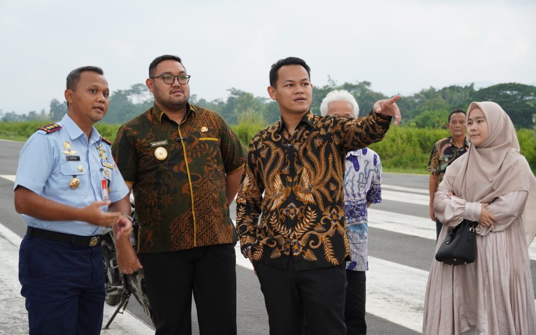 Fahmi-Dimas Cek Kondisi Terkini Bandara Jenderal Besar Soedirman
