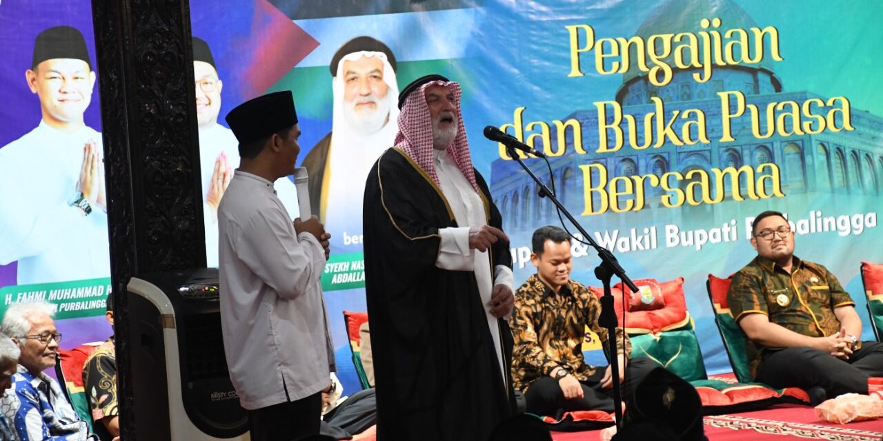 Pengajian Bersama Syekh Nasef dari Palestina, Bupati Fahmi Sulut Semangat Kemerdekaan Sesama Muslim