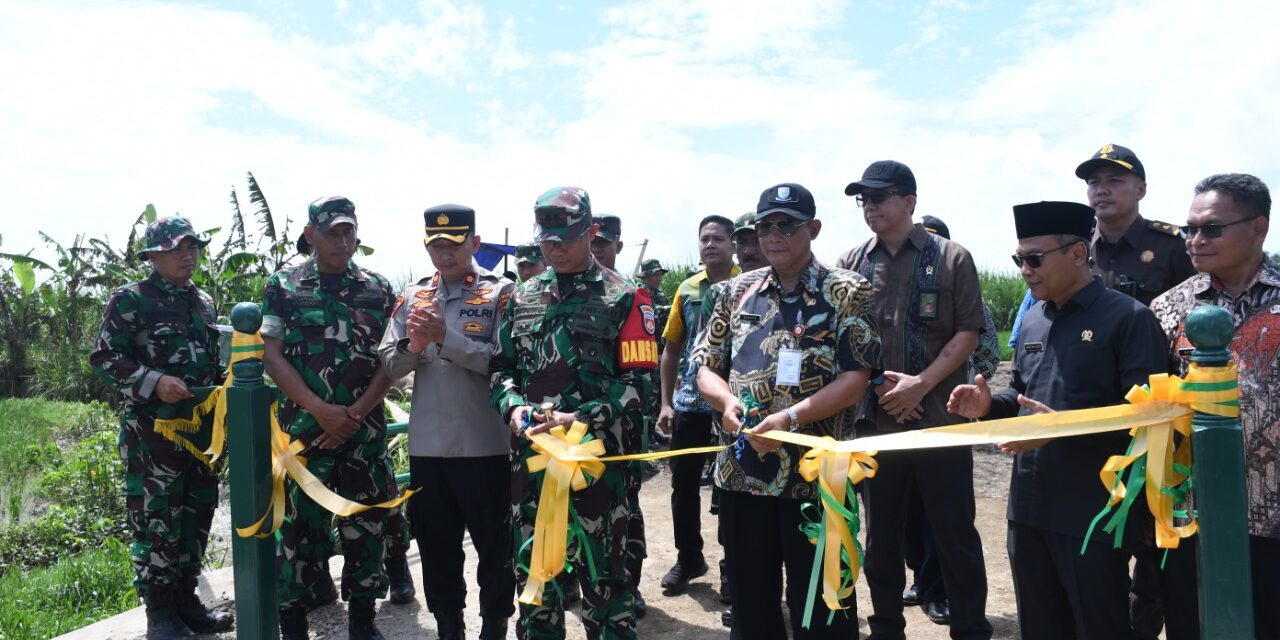 TMMD Sengkuyung Desa Kedunglegok Sukses Bangun Infrastruktur, Warga Bersyukur