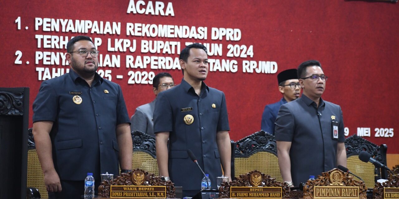 Sampaikan Raperda RPJMD, Bupati Fahmi Paparkan Rencana Infrastruktur Berkelanjutan dalam 5 Tahun Ke DPRD