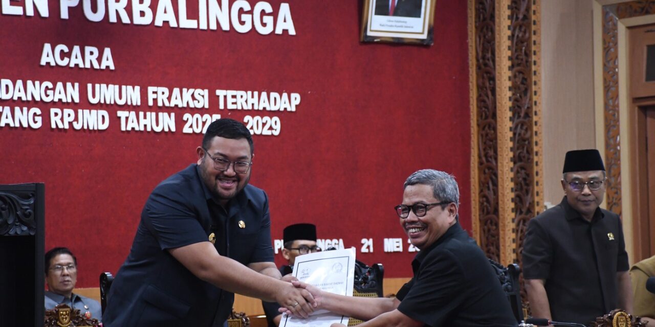 Seluruh Fraksi Setuju Raperda RPJMD Purbalingga 2025–2029 Dibahas Lanjut