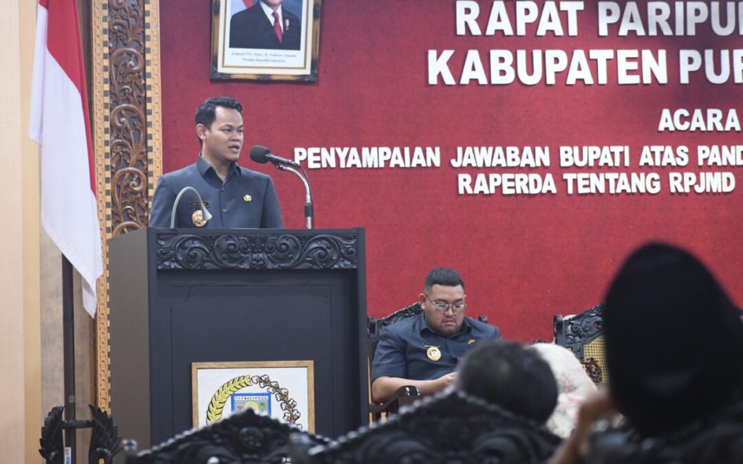 Menanggapi Fraksi, Bupati Paparkan Tahapan Perencanaan Infrastruktur Secara Terukur Selama 5 Tahun