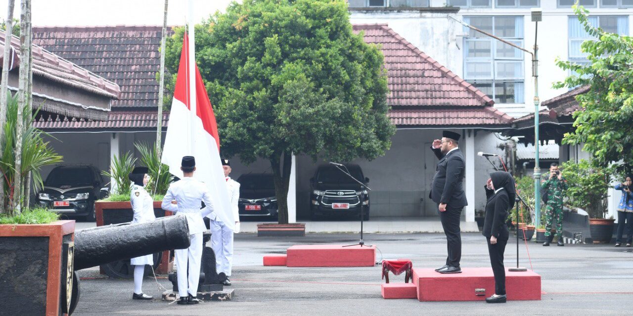 Pimpin Upacara Harkitnas ke-117, Wabup Dimas : Bangkit Bersama Menuju Indonesia Kuat